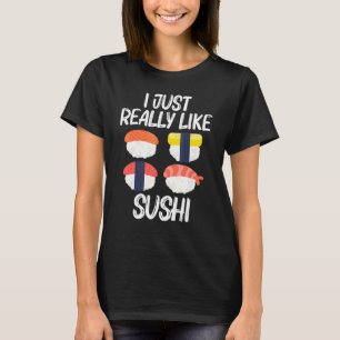 Coole Sushi Für Männer Frauen Japanischer Sashimi T-Shirt