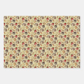 coole Süßigkeiten aus Backwaren Geschenkpapier Set (Vorderseite 3)