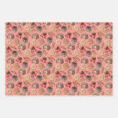 coole Süßigkeiten aus Backwaren Geschenkpapier Set (Vorderseite)