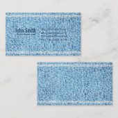 Coole Swimmingpoolswim-Lehrer-Geschäfts-Karte Visitenkarte (Vorne/Hinten)