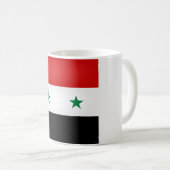 Coole Syrienflagge Kaffeetasse (VorderseiteRechts)