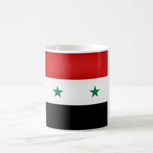 Coole Syrienflagge Kaffeetasse (Mittel)