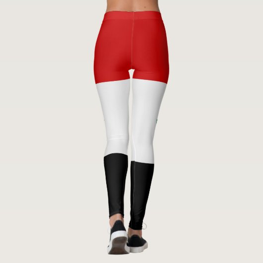 Coole Syrienflagge Leggings (Rückseite)