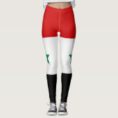 Coole Syrienflagge Leggings (Vorderseite)