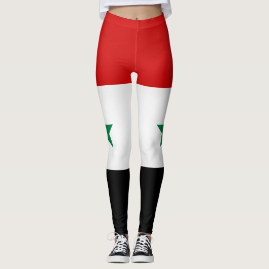 Coole Syrienflagge Leggings (Vorderseite)