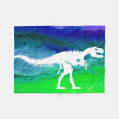 Coole T-rex Dinosaurier-Fleece-Decke Fleecedecke (Vorderseite (Horizontal))