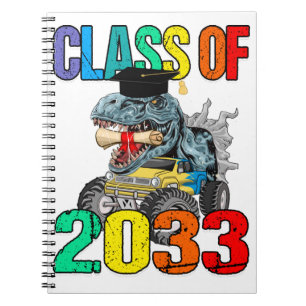 Coole T-Rex-Klasse von 2033 wächst mit Abschluss Notizblock