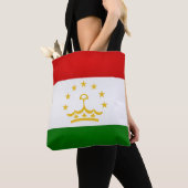 Coole tadschikische Fahne Tasche (Von Nahem)