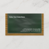 Coole Tafel - Schullehrer Visitenkarte (Rückseite)