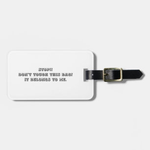 Coole Tags Gepäckanhänger