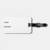 Coole Tags Gepäckanhänger (Rückseite horizontal)