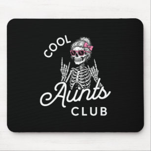 Coole Tante Club Lustiger Skelett Familie Kinder F Mousepad