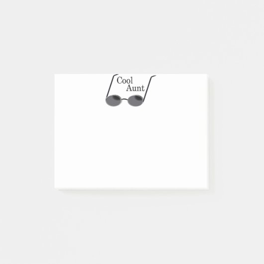Coole Tante Post-it Klebezettel (Vorderseite)