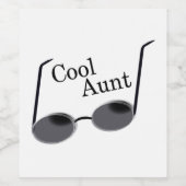 Coole Tante Weinetikett (Einzelnes Label)