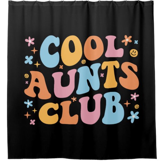 Coole Tanten Club III Duschvorhang (Vorderseite)