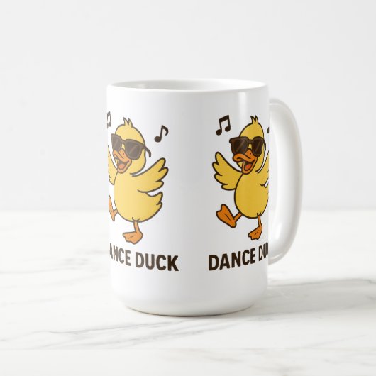 Coole Tanzdusche Kaffeetasse (VorderseiteRechts)