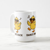 Coole Tanzdusche Kaffeetasse (Vorderseite Links)