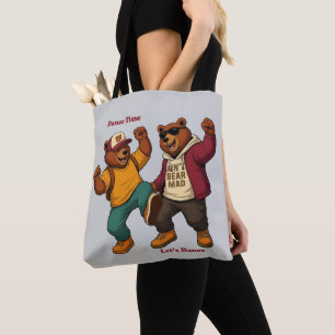 Coole tanzende Bären Tasche