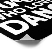 Coole Tanzkunst Teen Girl Jazz Dancing Cl Poster (Ecke)