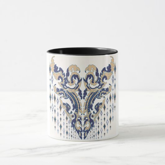 Coole Tasse bei Stoffmuster (Zentrum)
