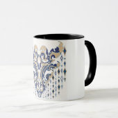 Coole Tasse bei Stoffmuster (VorderseiteRechts)
