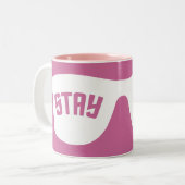 COOLE Tasse bleibe - wählen Sie Stil & Farbe (Vorderseite Links)
