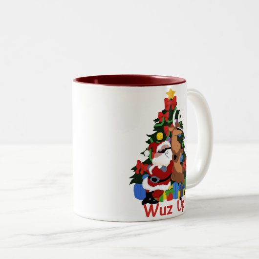 Coole Tasse Santa und Reinhéa (VorderseiteRechts)
