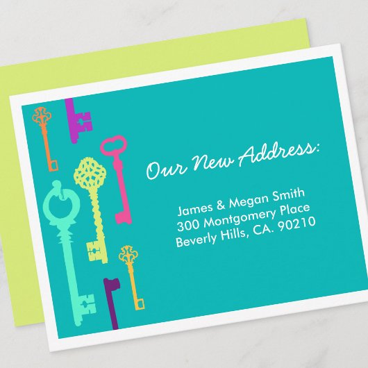 Coole Tasten | Neue Adressankündigung Ankündigung