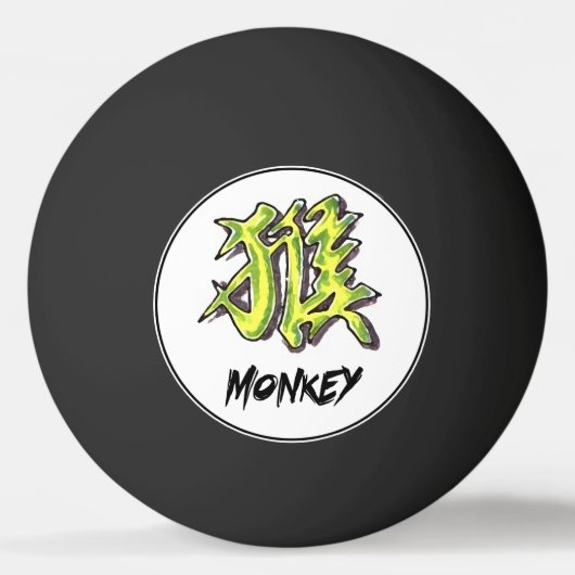 Coole Tätowiertinte Tischtennisball (Vorderseite)