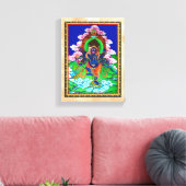 Coole Tätowierung des Thangka Ucchusma Leinwanddruck (Insitu (Wohnzimmer))