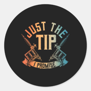 Coole Tattoo Artist Art For Men Frauentatu Runder Aufkleber