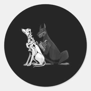 Coole Tattoo Artist für Männer Frauen Kinder Dalma Runder Aufkleber