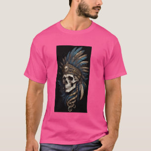 Coole Tattoo Style Gotik Skull Kunst, Dichtung und T-Shirt