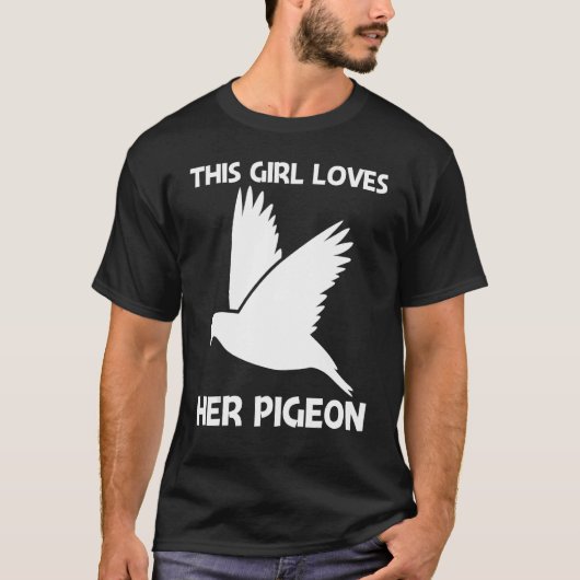 Coole Taube für Mädchen Jungen Rock Dove Bird Haus T-Shirt (Vorderseite)