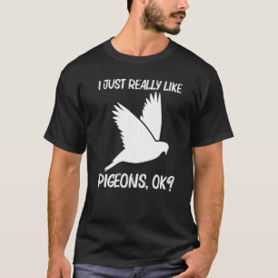 Coole Taube Für Männer Frauen Felsentaube Vogel Ha T-Shirt