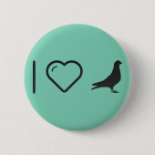 Coole Tauben Button (Vorderseite)