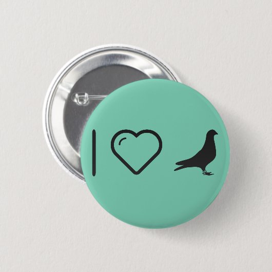 Coole Tauben Button (Vorne & Hinten)