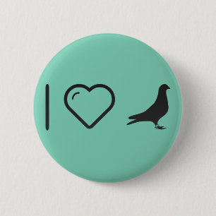 Coole Tauben Button