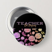 Coole Teacher Sommerpause Button (Vorne & Hinten)