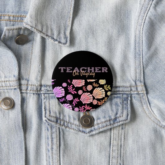 Coole Teacher Sommerpause Button (Beispiel)