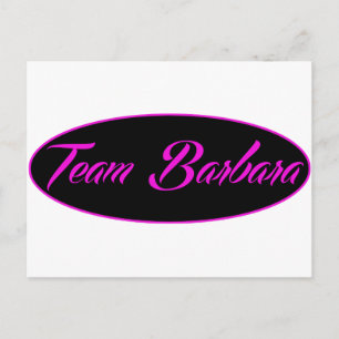 coole Team Barbara Designs Postkarte