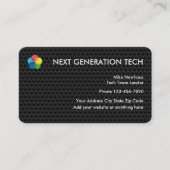 Coole Tech-Logo-Geschäftskarten Visitenkarte (Vorderseite)
