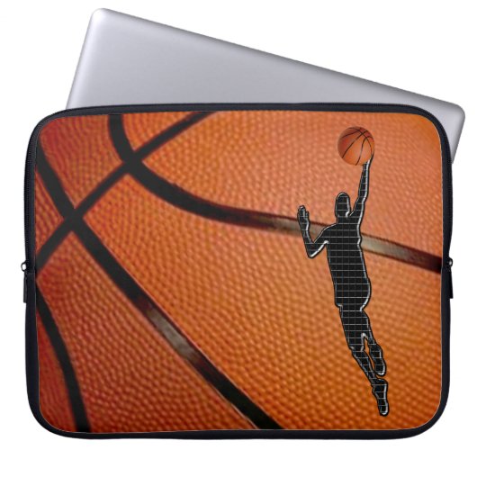 Coole Techno Basketball-Hüllen für Laptop-Computer Laptopschutzhülle (Vorderseite)