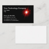 Coole Technologie-Schablone Visitenkarte (Vorne/Hinten)