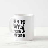 Coole Tennis-Entwürfe Kaffeetasse (Vorderseite Links)