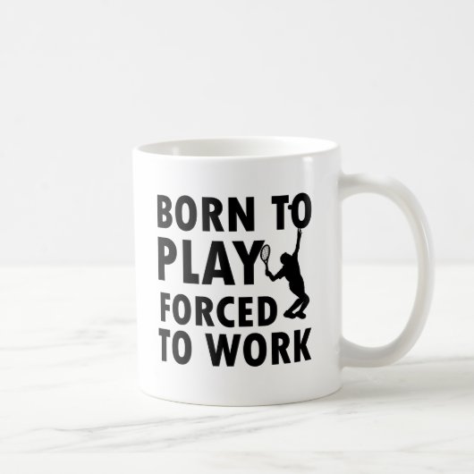 Coole Tennis-Entwürfe Kaffeetasse (Rechts)