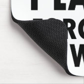 Coole Tennis-Entwürfe Mousepad (Ecke)