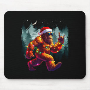 Coole Teufelshörner Sasquatch Weihnachtsbeleuchtun Mousepad