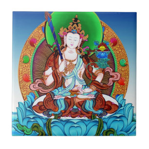 Coole Thangka Akasagarbha Bodhisattva Mahasattva Fliese