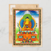 Coole Thangka-Tätowierung Aksobhya Postkarte (Vorne/Hinten)